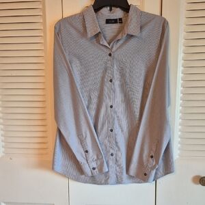 APT 9 Essentials Women's Classic Black and White Blouse